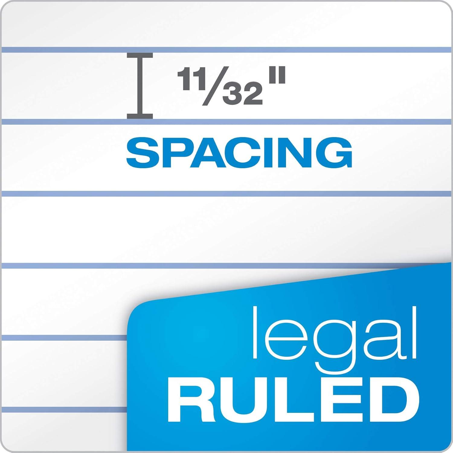 image:imageTOPS Docket Writing Pads 812 x 14 Legal Rule White Paper 50 Sheets 12 Pack 6359085 x 14 Inch