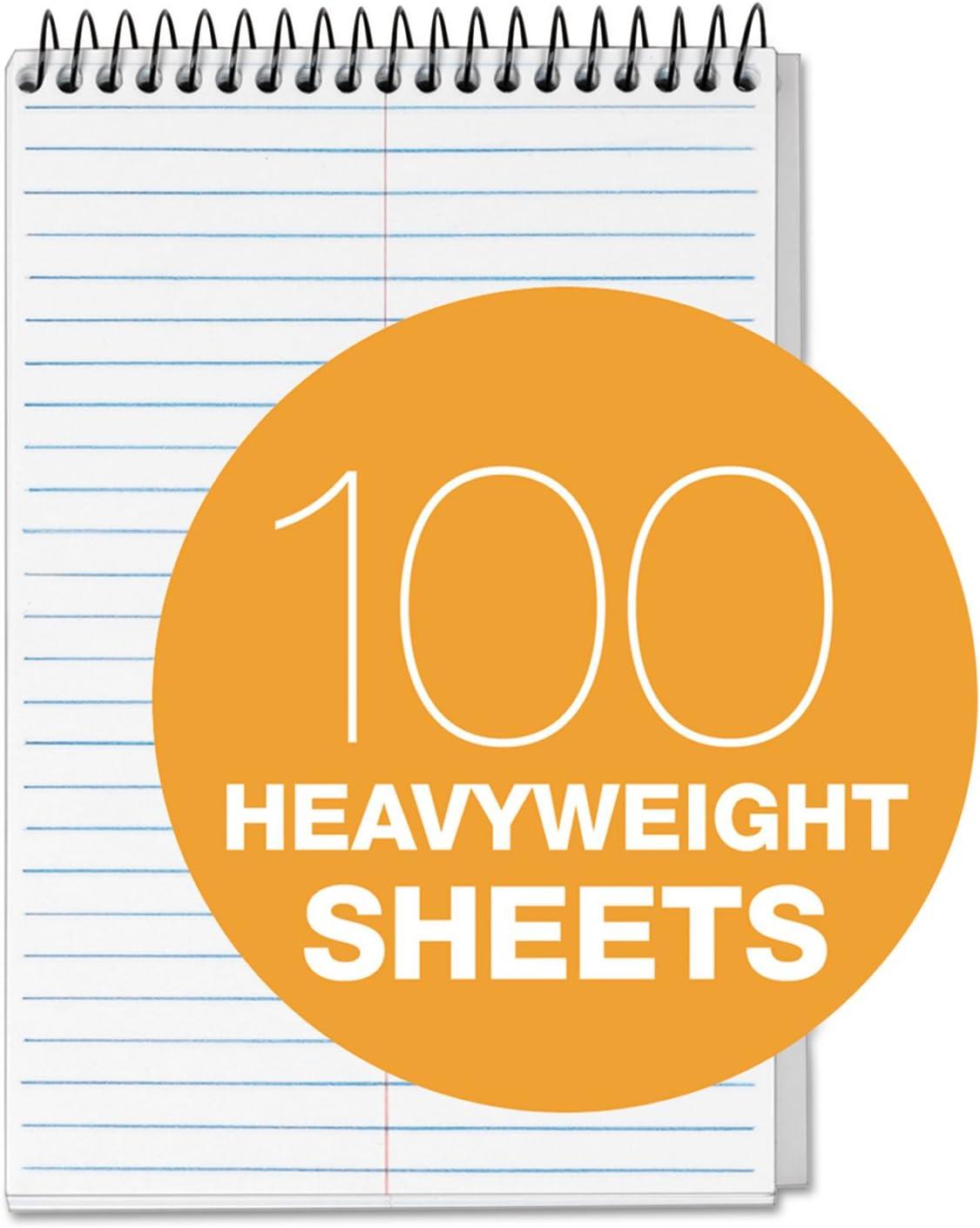 image:imageTops Docket Gold Steno Book 6 x 9 Gregg Rule Clear Poly Cover 100 Sheets 997086 x 9 Inches