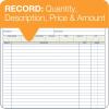 Adams Order Book, 2-Part, Carbonless, White/Canary, 8-3/8 x 10-11/16 Inches, 50 Sets per Book (DC8100) , 1 pack(1 Pack)