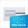 Adams W2 Envelopes, for Standard IRS W2 Forms, Self Seal Double Window Security Envelopes, 5-5/8″ x 8-3/4″, 25 per Pack (TXA1920PS), White