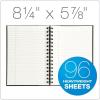 TOPS 25332 Royale Wirebound Business Notebook, Legal/Wide, 11 3/4 x 8 1/4, 96 Sheets,White(5.875 x 8.25 Inches)