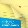 TOPS 63621 Docket Wirebound Ruled Pad w/Cover, 8 1/2 x 11 3/4, Canary, 70 Sheets