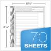 TOPS Docket Gold Project Planner, 6-3/4″x 8-1/2″, Wire Bound, Project Rule, Burgundy Cover, 70 Sheets (63754)