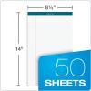 TOPS Docket Writing Pads, 8-1/2″ x 14″, Legal Rule, White Paper, 50 Sheets, 12 Pack (63590)(8.5 x 14 Inch)