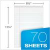 TOPS Docket Writing Tablet, Top Wirebound, 8-1/2 x 11-3/4 Inches, White, Legal/Wide Rule, 70 Sheets per Pad, 3 Pads per Pack (63633)(8-1/2″ x 11-3/4″)