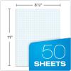 TOPS Quadrille Pad, Gum-Top, 8-1/2 x 11 Inches, Quad Rule , White Paper, 50 Sheets per Pad (33051)