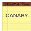 TOPS The Legal Pad Writing Pads, 5″ x 8″, Jr. Legal Rule, Canary Paper, 50 Sheets, 3 Pack (75013)