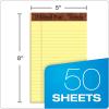 TOPS The Legal Pad Writing Pads, 5″ x 8″, Jr. Legal Rule, Canary Paper, 50 Sheets, 3 Pack (75013)