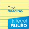 TOPS The Legal Pad Writing Pads, 5″ x 8″, Jr. Legal Rule, Canary Paper, 50 Sheets, 3 Pack (75013)