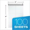 Tops Docket Gold Steno Book, 6″ x 9″, Gregg Rule, Clear Poly Cover, 100 Sheets (99708)(6 x 9 Inches)