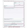 Adams Additional Work Authorization Forms, 8.5 x 11.44 Inch, 3-Part, Carbonless, 50-Pack, White, Canary and Pink (NC3824)