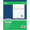 Adams Order Book, 2-Part, Carbonless, White/Canary, 8-3/8 x 10-11/16 Inches, 50 Sets per Book (DC8100) , 1 pack(1 Pack)