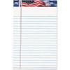 TOPS 75101 American Pride Writing Pad, Narrow, 5 x 8, White, 50 Sheets (Pack of 12)(5″ x 8″)