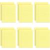 TOPS 7522 The Legal Pad Glue Top Pads, Legal/Wide, 8 1/2 x 11, Canary, 50 Sheets (Pack of 12)(Legal Rule)
