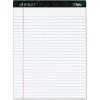 TOPS Docket Writing Tablet, 8-1/2 x 11-3/4 Inches, Perforated, Canary, Legal/Wide Rule, 50 Sheets per Pad, 6 Pads per Pack (63406)(White)