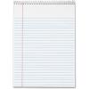 TOPS Docket Writing Tablet, Top Wirebound, 8-1/2 x 11-3/4 Inches, White, Legal/Wide Rule, 70 Sheets per Pad, 3 Pads per Pack (63633)(8-1/2″ x 11-3/4″ (Pack of 6))