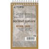 TOPS Second Nature Notebook, 3 x 5 Inch, Narrow Ruled, Recycled, 50 Sheets, Assorted (74135)