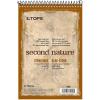 TOPS Second Nature Spiral Steno Books, Recycled, 6 x 9 Inches, Gregg Rule, Tan Cover, 70 Sheets Per Book (74690)(1 Count (Pack of 1))