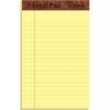 TOPS The Legal Pad Writing Pads, 5″ x 8″, Jr. Legal Rule, Canary Paper, 50 Sheets, 3 Pack (75013)