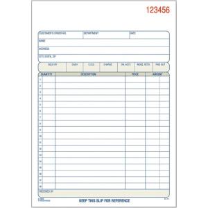Adams Sales Order Book, 2-Part, Carbonless, White/Canary, 5-9/16 x 8-7/16 Inches, 50 Sets per Book (DC5805)(50 Count (Pack of 1))
