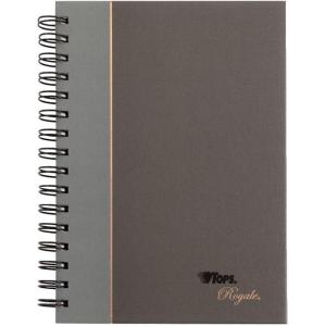 TOPS 25332 Royale Wirebound Business Notebook, Legal/Wide, 11 3/4 x 8 1/4, 96 Sheets,White(5.875 x 8.25 Inches)
