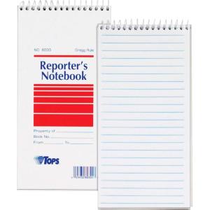 Tops Gregg Ruled Reporter’s Notebook (TOPS) 12 Pack(4 Pack)