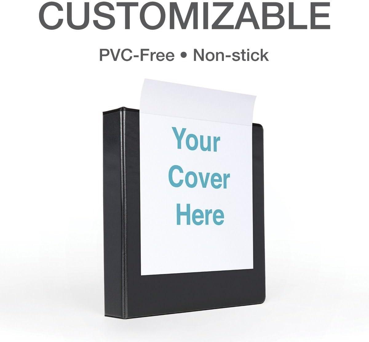 image:imageCardinal 10301 EasyOpen ClearVue Locking SlantD Binder 1Inch Cap 11 x 8 12 Black1Inch