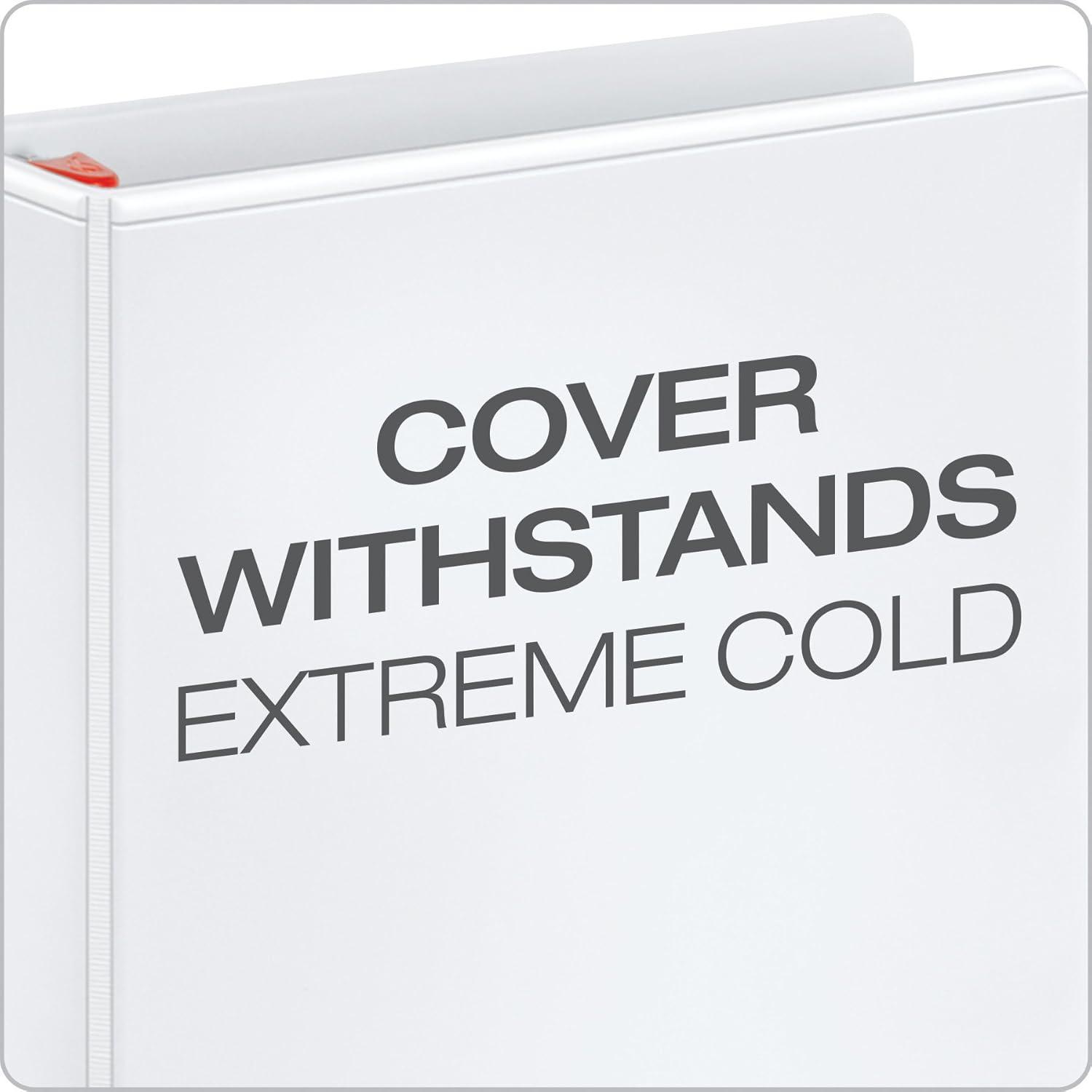 image:imageCardinal White Speedy XtraLife SlantD Binder 4 InchWhite