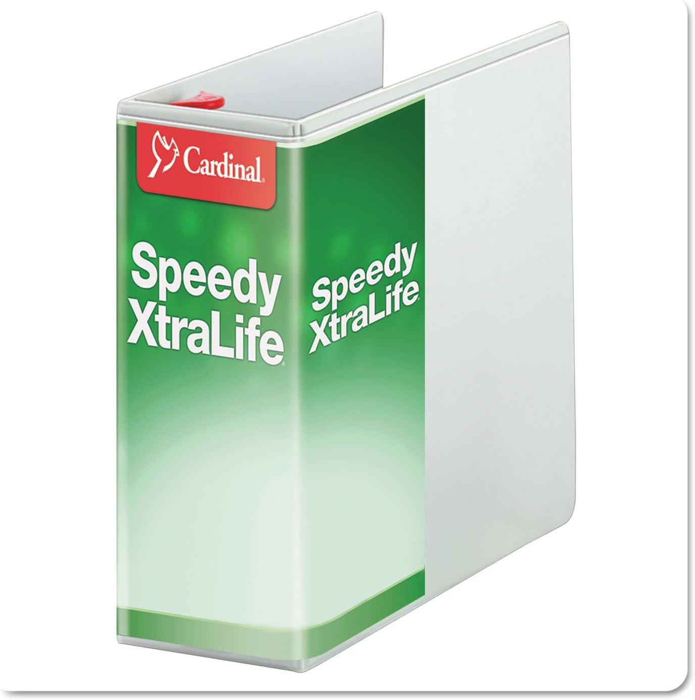 image:imageCardinal White Speedy XtraLife SlantD Binder 4 InchWhite