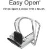 Cardinal 10301 Easy-Open ClearVue Locking Slant-D Binder, 1-Inch Cap, 11 x 8 1/2, Black(1-Inch (Pack of 12))