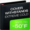 Cardinal White Speedy XtraLife Slant-D Binder, 4 Inch(Black)