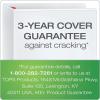 Cardinal White Speedy XtraLife Slant-D Binder, 4 Inch(White)