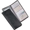 TOPS Cardinal Sewn Vinyl 96 Card File, Black (34422)