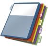 Cardinal Plastic Binder Dividers, Double Pocket, 5-Tab, Insertable Multicolor Tabs, Letter Size, 1 Set (84003)