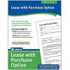 Adams Lease with Purchase Option Forms, Includes Downloadable, Fillable Digital Forms, White (LF237)