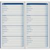Adams Password Journal, 1 Count, 6.25 x 3.25 Inches, Blue, Alphabetically Organized with 4 Entries Per Page, 48 Pages, Pocket-Sized Login Companion (APJ99)(1 Count (Pack of 1))