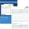 Adams Proposal Book, 2-Part with Carbon, 8.38 x 11.44 Inches, White, 50 Sheets (D8118)