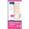 Adams Recibo Renta o Dinero, Spanish Language Rent or Money Receipt Book, 2-Part, Carbonless, 200 Sets/Book, 4 Receipts/Page (SC1152S)
