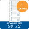 Adams Recycled Phone Message Book, 2-Part Carbonless, 4 Messages per Page, 400 Sets/Book (SC1154R) , White