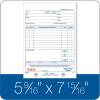 Adams Repair Order Book, 3-Part Carbonless, White/White/White, 5-9/16 x 8-7/16 Inches, 50 Sets (T5084)(50 Count (Pack of 1))