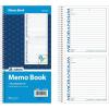 Adams Spiral Memo Book, 5.5 x 11 Inch, 2-Part, Carbonless, 2 Memos per Page, 50 Pages, White and Canary (SC1157)