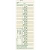 Adams Time Cards, Bi-Weekly, 2-Sided, Overtime Format, 3-3/8″ x 9″, Manila, Green/Red Print, 200-Count (9675-200)(3-3/8″ x 9″)