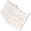 Adams CMS-1500 Health Insurance Claim Forms, 2-Part, Continuous, 9.5 x 11 Inches, 100 Sets per Pack (CMS1500CV)(100 Count (Pack of 4))