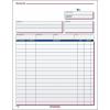 Adams Invoice Unit Set, 8.5 x 11.44 Inch, 3-Part, Carbonless, 100-Pack, White and Canary and Pink (NC3812)(100 Count (Pack of 1))