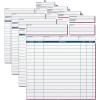 Adams Invoice Unit Set, 8.5 x 11.44 Inch, 3-Part, Carbonless, 100-Pack, White and Canary and Pink (NC3812)(100 Count (Pack of 4))