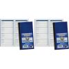 Adams Password Journal, 1 Count, 6.25 x 3.25 Inches, Blue, Alphabetically Organized with 4 Entries Per Page, 48 Pages, Pocket-Sized Login Companion (APJ99)(1 Count (Pack of 2))