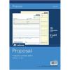 Adams Proposal Book, 2-Part with Carbon, 8.38 x 11.44 Inches, White, 50 Sheets (D8118)