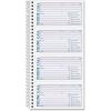 Adams Spiral Bound Phone Message Book, Carbonless Duplicate, 4 Messages per Page, 600 Sets per Book (SC1164D)