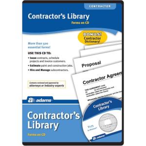 Adams Contractor’s Library, Forms on CD (SW2435)