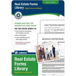 Adams Real Estate Forms Library, Downloadable Product Details on Packaging (SS502)